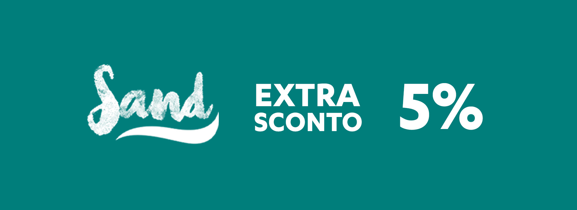 Promozione Sand: extra sconto 5%